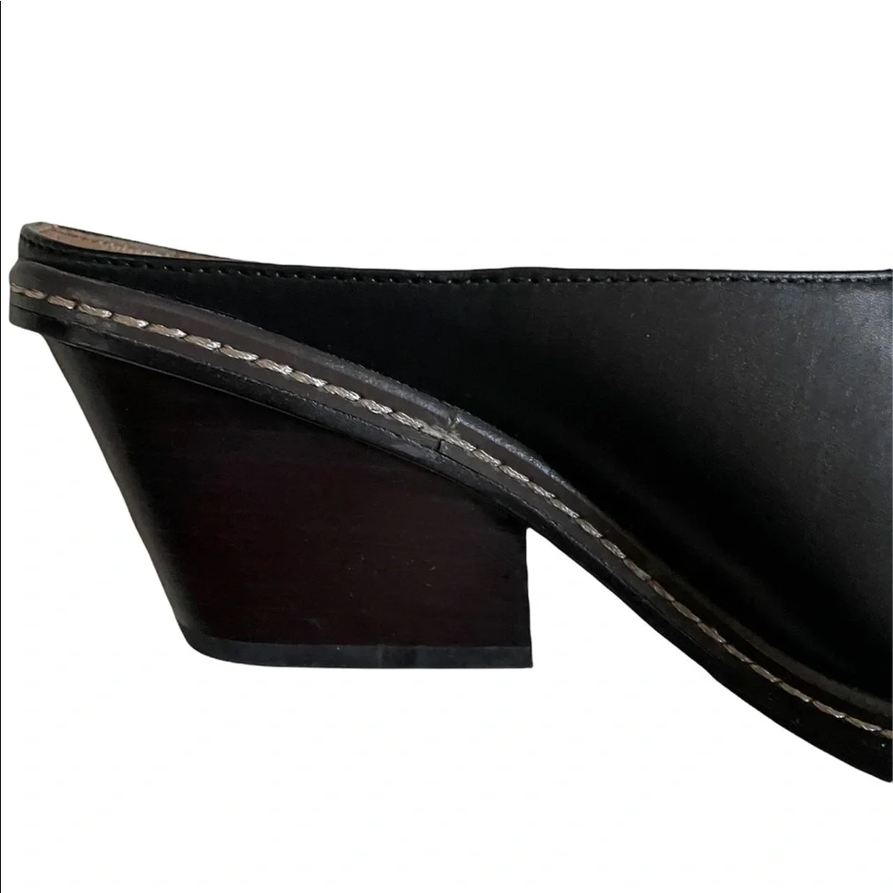 CALLIPYGIAN Opening Ceremony Leather Mule In Black - Picture 10 of 14